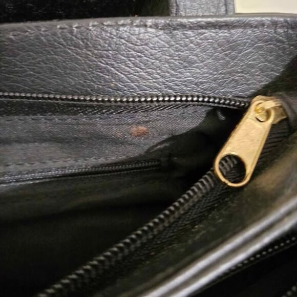 ✨️Vintage✨️ 1980's Black Multi-color Patchwork Handbag - Picture 7 of 7